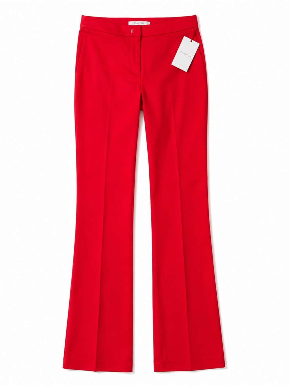 Chaiken Bright Red Tailored Dress Pants Size 6 NWT High Waist
